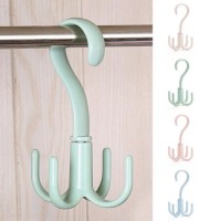 Rotatable Hook | 360 Degrees Rotated 4 Hooks Hanging Rack