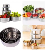 Stainless Steel Food Box 5 in 1