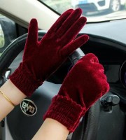 Warm Hand Gloves | Velvet Fabric (১ জোড়া)