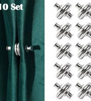 (১০ সেট) Magnetic Curtain Clip