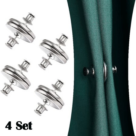 (৪ সেট) Magnetic Curtain Clip