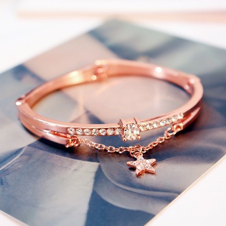Star Hand Chain Metal Bracelet
