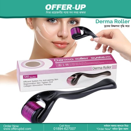 Derma Roller Micro Needle 1.5mm for Hair, Beard Growth and Facial Skin